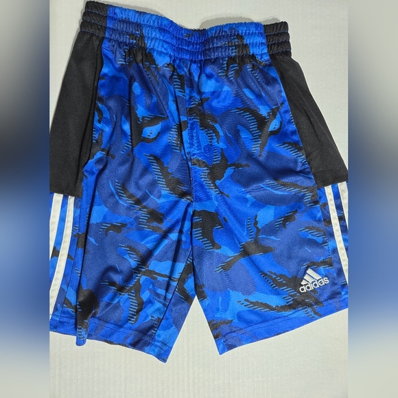 Adidas Camo black and blue elastic waist Size 10/12 - Picture 2 of 5